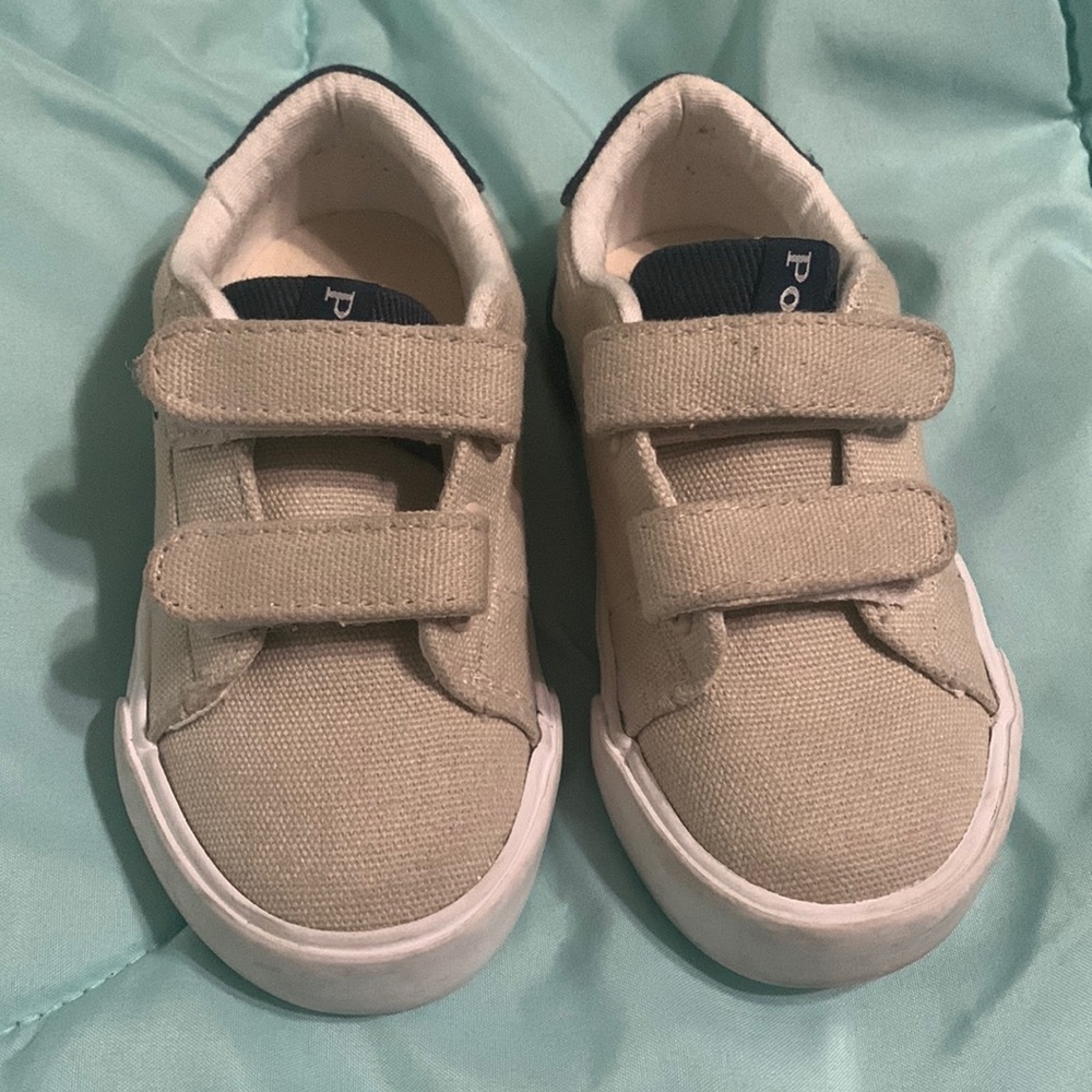 Gently worn toddler polo canvas!